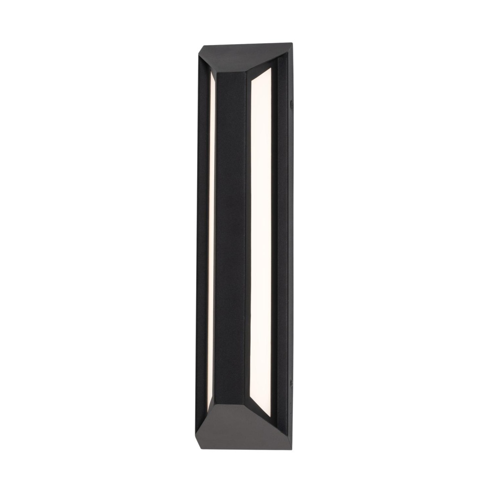 Fulton 18'' LED Outdoor Sconce 120-277V 5CCT BK
