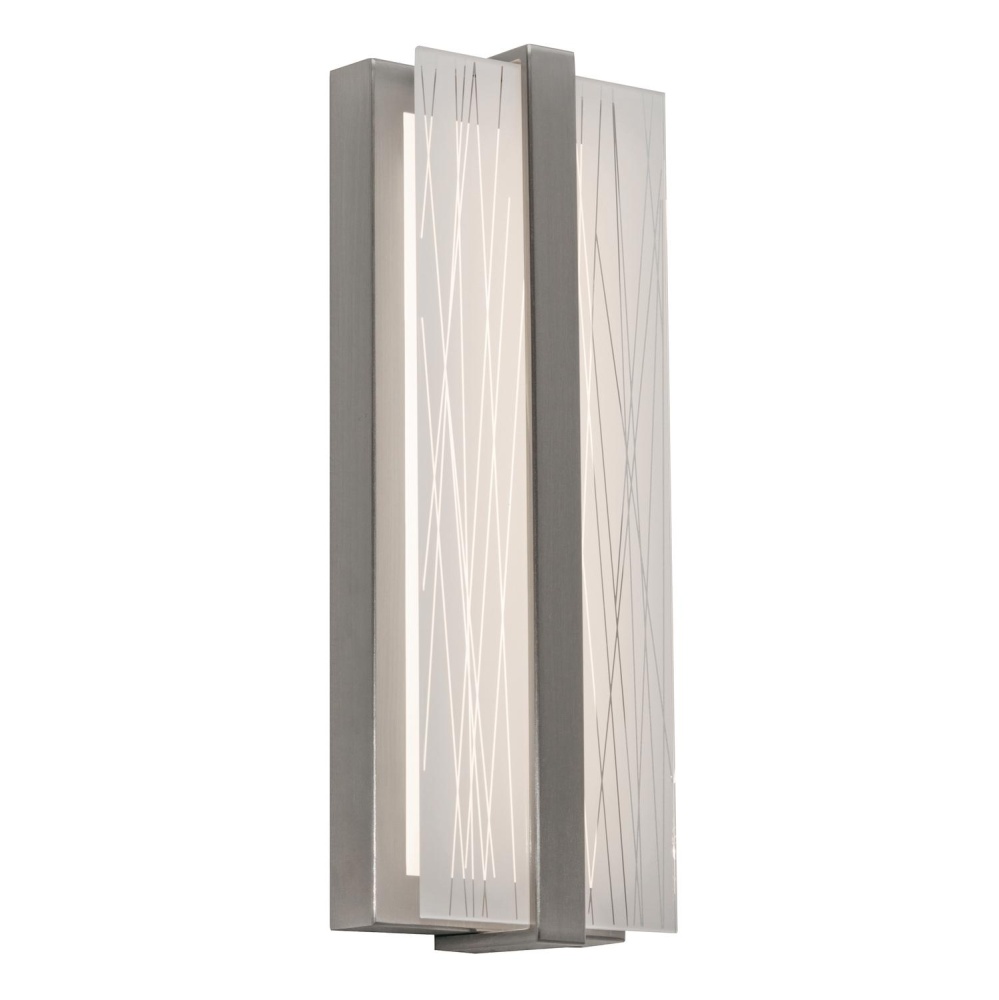 Gallery 14'' LED Sconce 120-277V 14W 5CCT SN