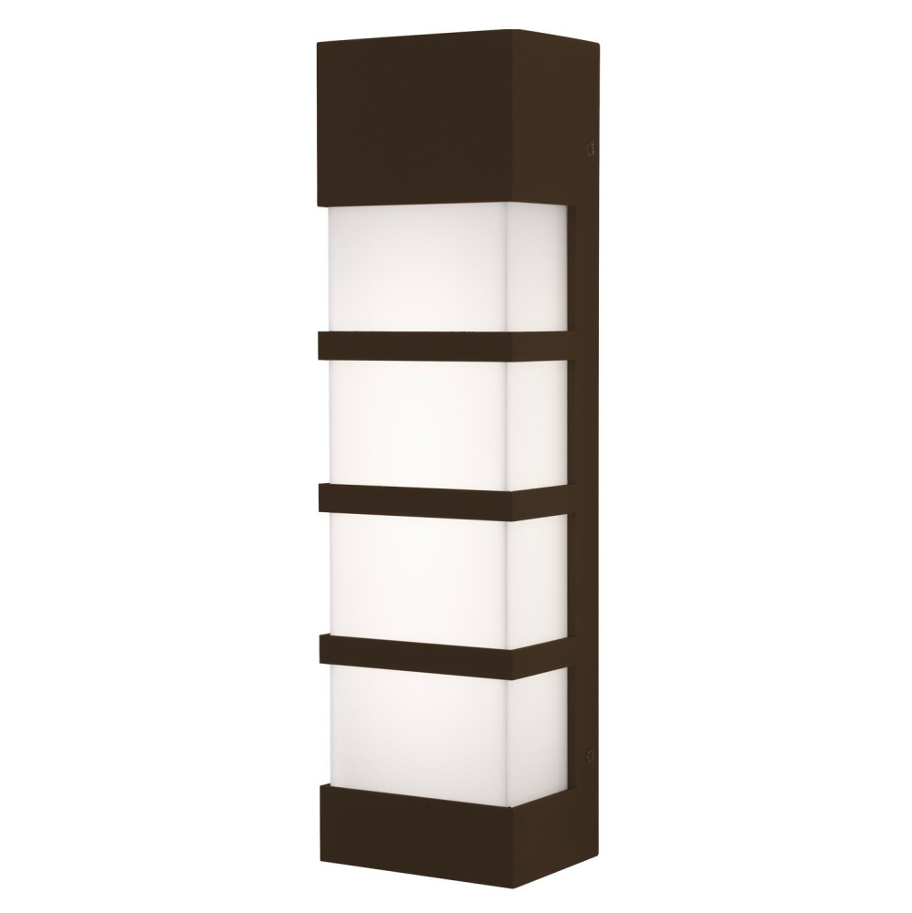 State 17'' LED Outdoor Sconce 120-277V 24W 5CCT BZ