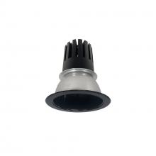 Nora NC3-41L435FBB - 4" Sapphire III Round Open Reflector, 3500lm, 3500K, Flood Optic, Black Reflector/Black Flange