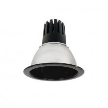 Nora NC3-61L640FBB - 6" Sapphire III Round Open Reflector, 5500lm, 4000K, Flood Optic, Black Reflector/Black Flange