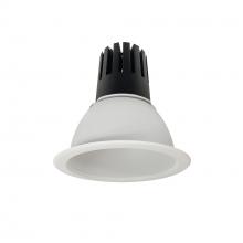 Nora NC3-61L640FMPW - 6" Sapphire III Round Open Reflector, 5500lm, 4000K, Flood Optic, Matte Powder White