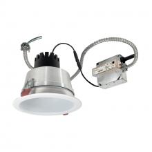 Nora NCR3-61L130FP01MPW - 6" Sapphire III Retrofit, Matte Powder White Reflector/Matte Powder White Flange, 120V; Phase