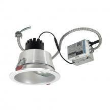 Nora NCR3-66L235FC12HZMPW - 6" Sapphire III Retrofit, Haze Wall Wash Reflector/Matte Powder White Flange, 120-277V; 0-10V