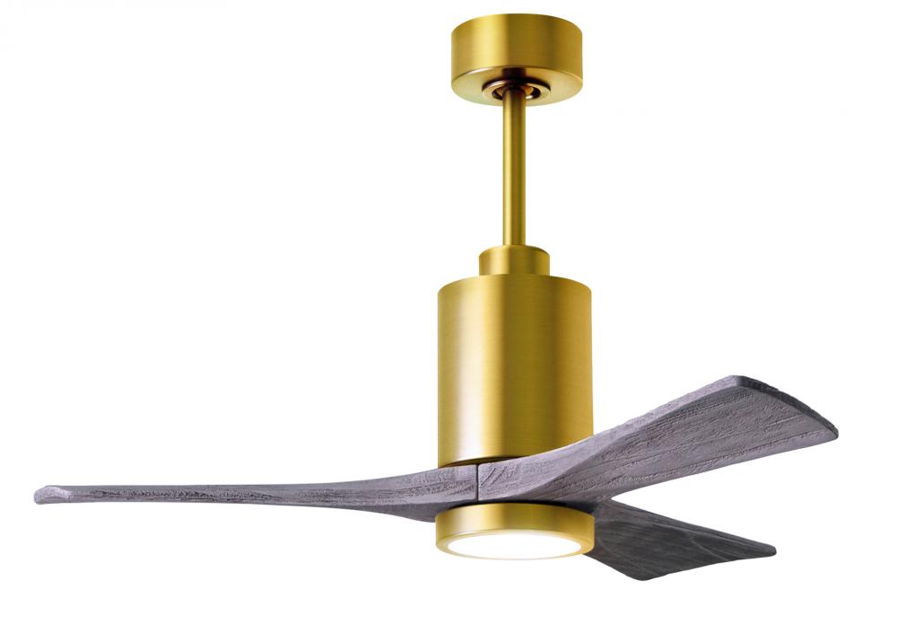 Patricia-3-42" Three Blade Ceiling Fan-5CCT Integrated LED-Brushed Brass Finish