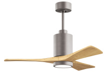Matthews Fan Company PA3-BN-LM-42 - Patricia-3-42" Three Blade Ceiling Fan-5CCT Integrated LED-Brushed Nickel Finish