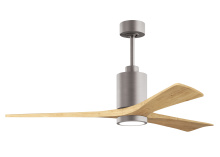 Matthews Fan Company PA3-BN-LM-60 - Patricia-3-60" Three Blade Ceiling Fan-5CCT Integrated LED-Brushed Nickel Finish