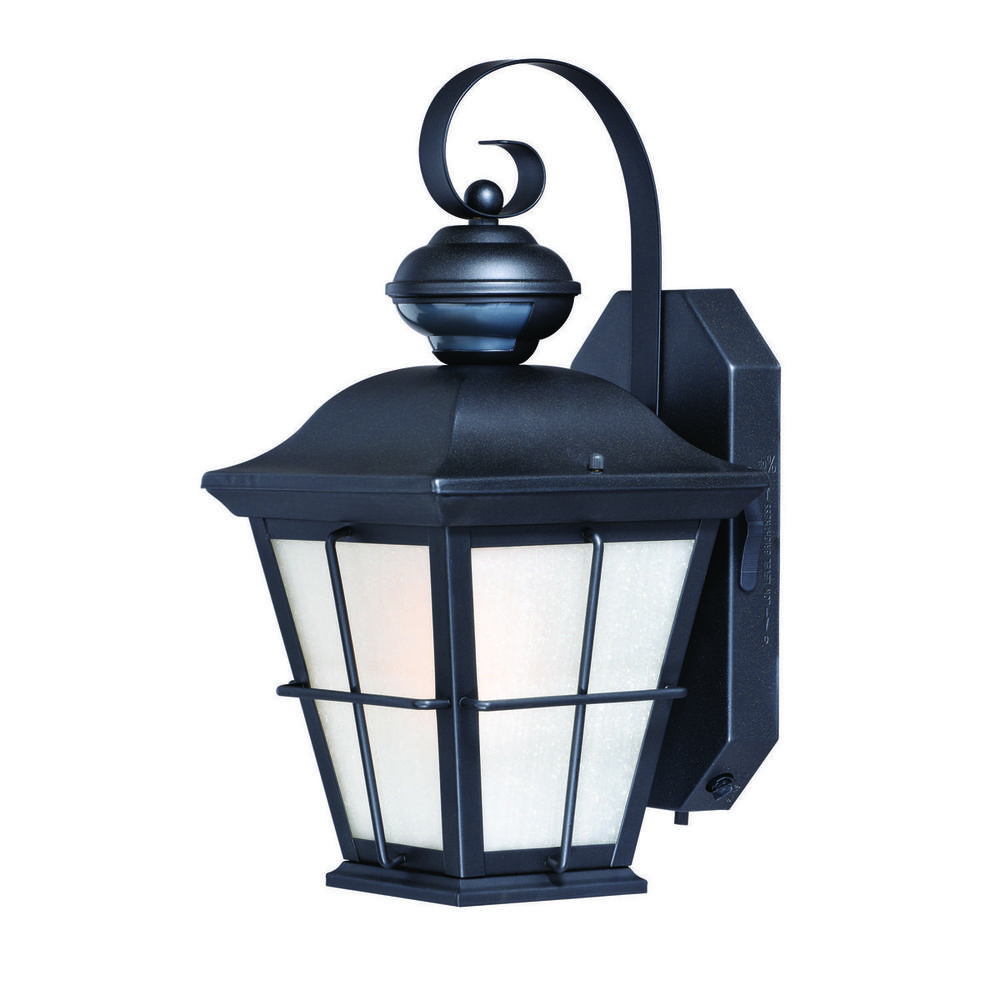 New Haven Motion Sensor Dusk to Dawn Outdoor Wall Light Dark Bronze