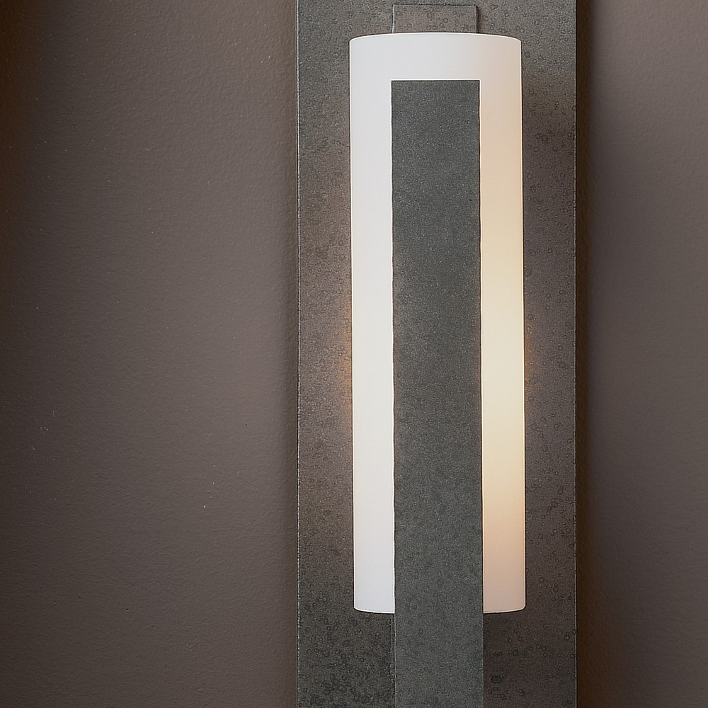 Forged Vertical Bar Sconce - Steel Backplate