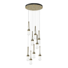 Hubbardton Forge 131108-SKT-STND-84-ZM0434 - Link 9-Light Clear Glass Pendant