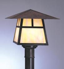 Arroyo Craftsman CP-15TAM-MB - 15" carmel post mount with t-bar overlay