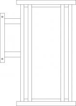 Arroyo Craftsman GLB-9AM-RB - 9" glencoe wall mount