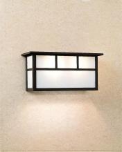 Arroyo Craftsman HS-14SDTAM-MB - 14" huntington short body sconce with double t-bar overlay