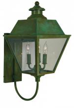 Arroyo Craftsman INB-10MRCS-RC - 10" inverness wall mount with metal roof