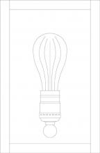 Arroyo Craftsman VIS-10F-RC - 10" vintage sconce